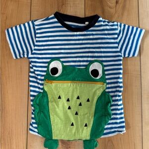 Next Frog Zipper Shirt - Size 2/3